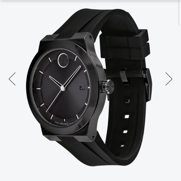 Mens Movado Bold Fusion NWOT triple black - Picture 3 of 6